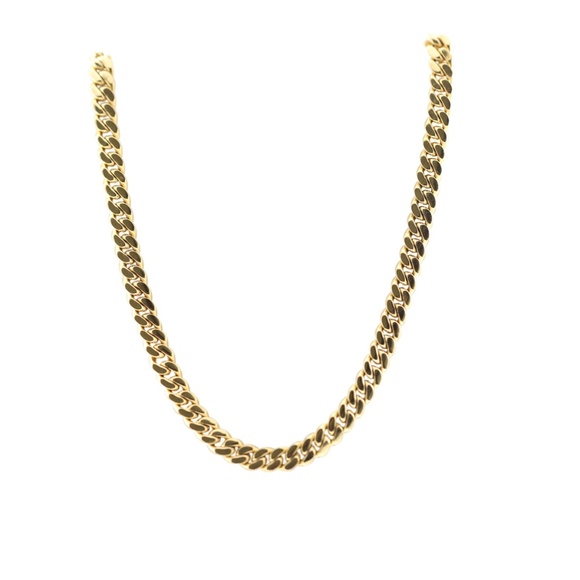 14k Yellow Gold 5.9mm Miami cuban Chain - 22